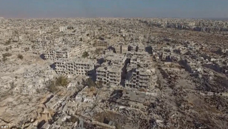 Image result for destruction of Damascus 2017