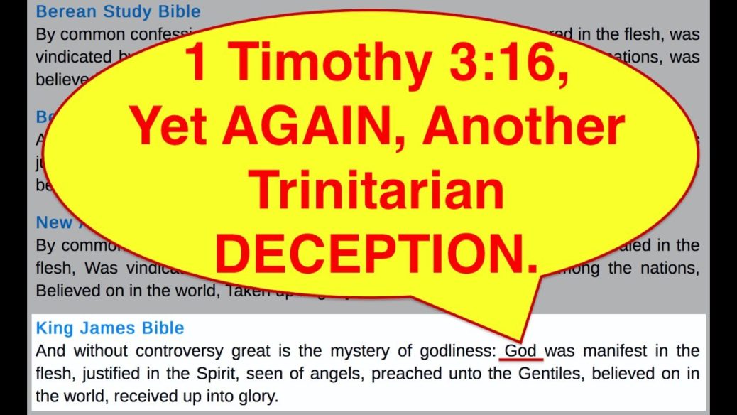 1 Timothy 3:16