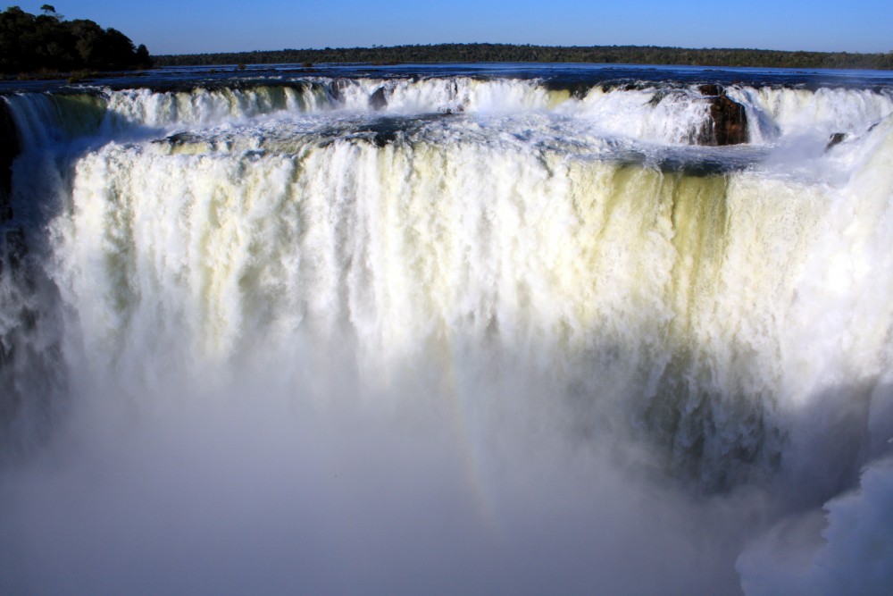 Union Falls Iguacu River Brazil and Argentina