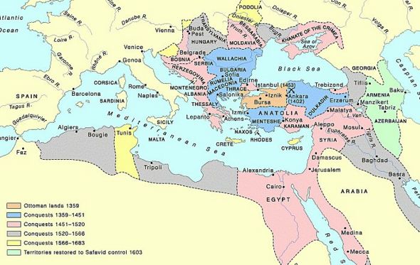 Ottoman Empire map