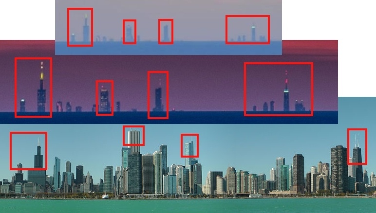 Building by building comparison from flat earth debunked