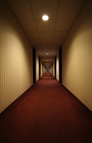 Hallway perspective