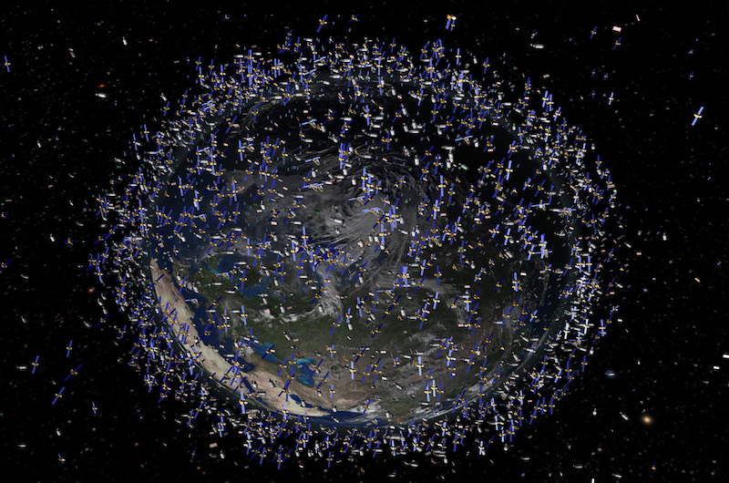 Satellites-Orbiting-Earth