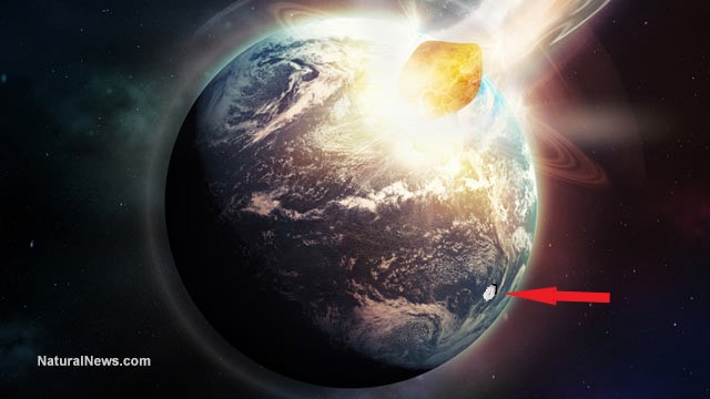 Asteroid Hitting Earth