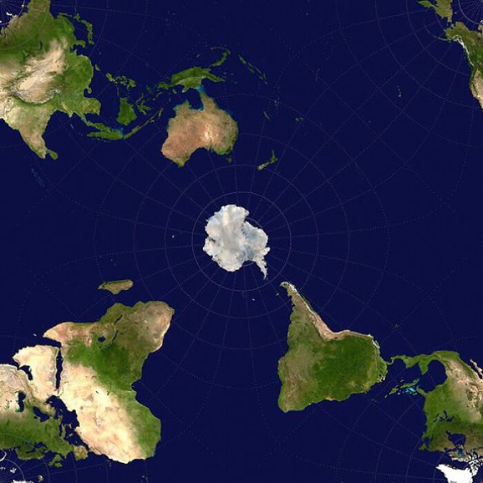 Antartic-Centred-Map